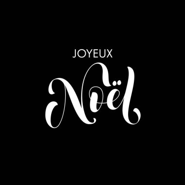 Fransız Merry Christmas Joyeux Noel hat metin tebrik