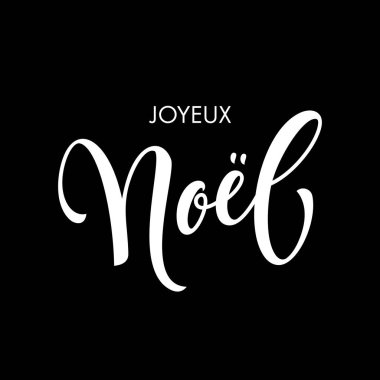 Fransız Merry Christmas Joyeux Noel hat metin tebrik