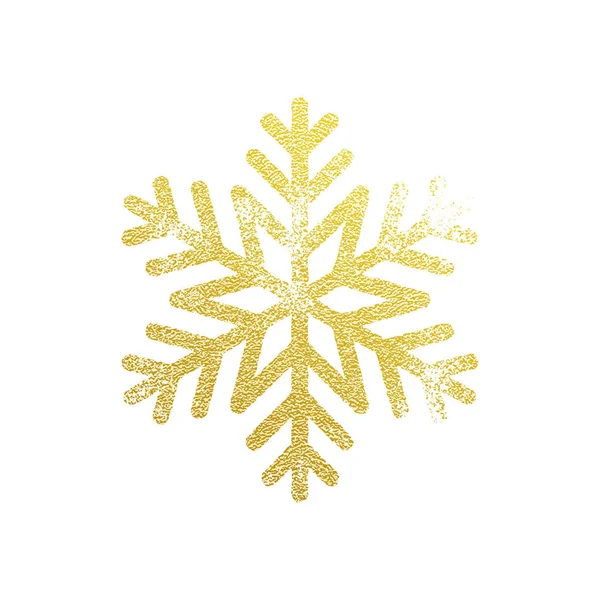 雪花装饰与金色亮片的纹理 — 图库矢量图片