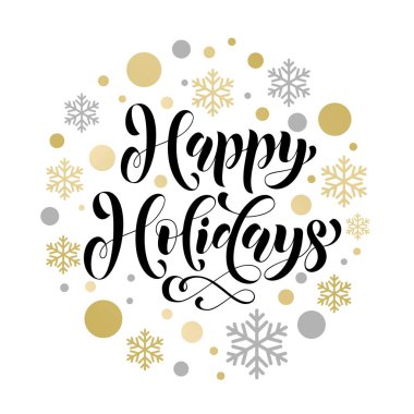 Noel arka plan deseni Happy Holidays dekoratif vektör