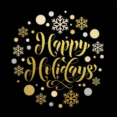 Noel arka plan deseni Happy Holidays dekoratif vektör