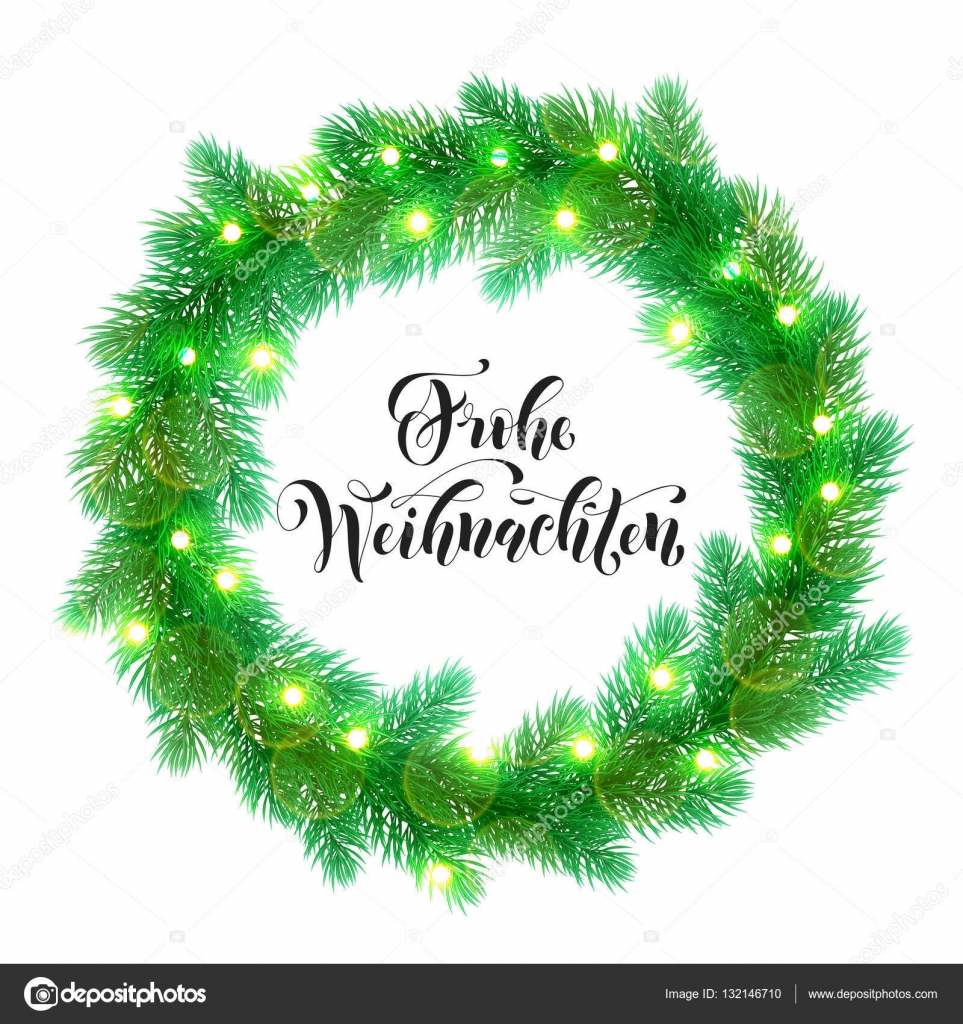 German Christmas Winter Holiday Weihnachten Decoration Ornament Vector Image By C Ronedale Vector Stock 132146710