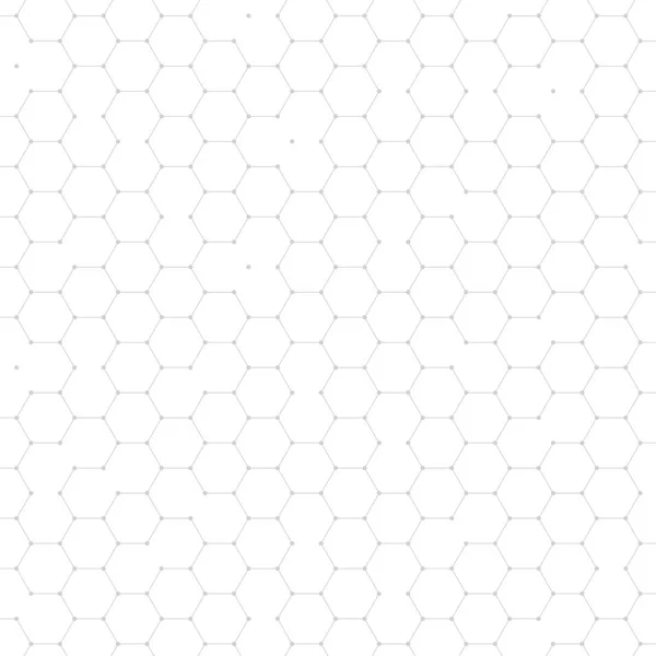 Hexagonales geometrisches Muster abstrakter Hintergrund — Stockvektor