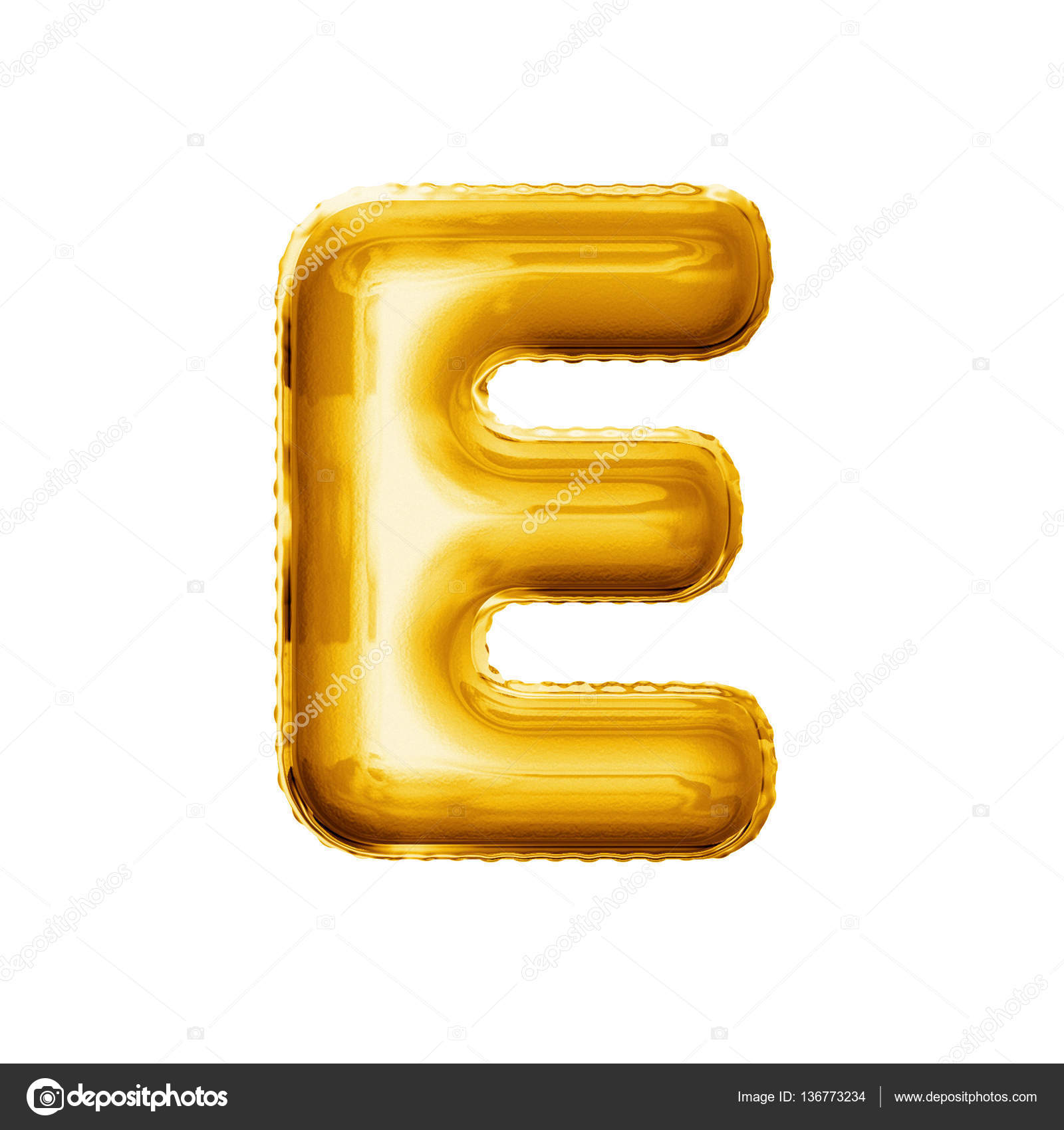 Balloon Letter E 3d Golden Foil Realistic Alphabet Stock Photo By C Ronedale Balloon Letter E 3d Golden Foil Realistic Alphabet Stock Photo By C Ronedale