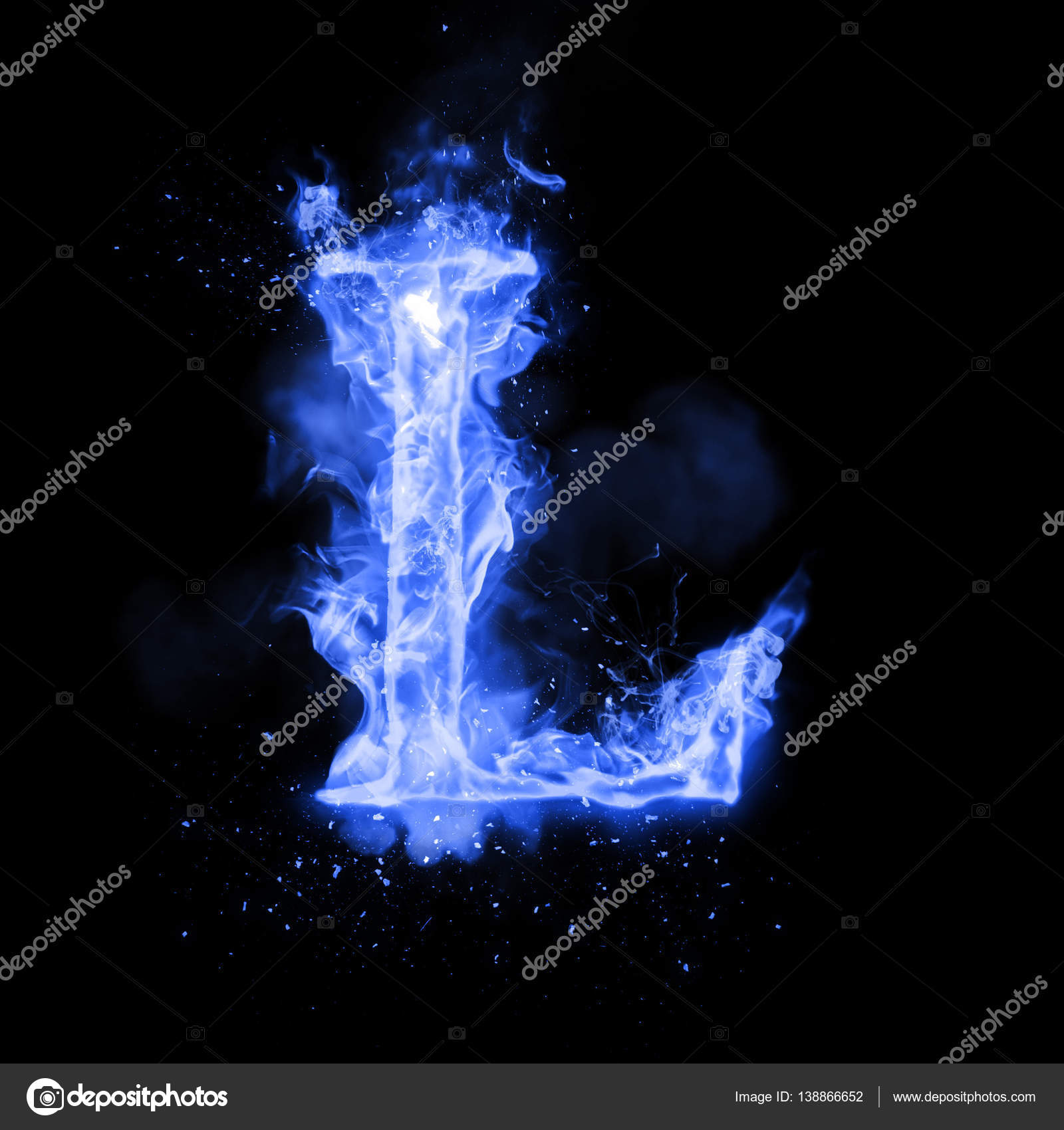 Fire Letter L Of Burning Flame Light Stock Photo C Ronedale 138866652