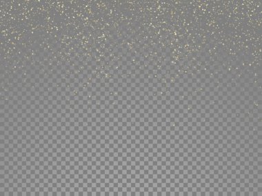 Vektör parçacıklar altın toz, Glitter doku parıldayan
