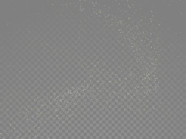 Vektör parçacıklar altın toz, Glitter doku parıldayan