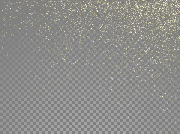 Golden glitter astratto vettore polvere stella d'oro — Vettoriale Stock