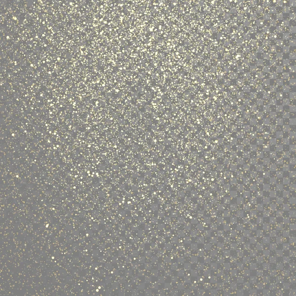 Particules vectorielles poussière dorée, texture scintillante scintillante — Image vectorielle