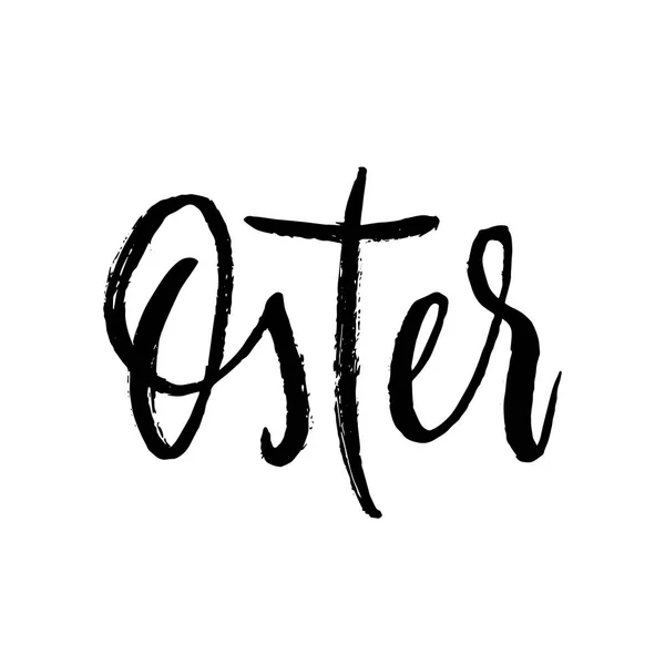 Boldog húsvéti német Oster húsvéti köszöntés — Stock Vector