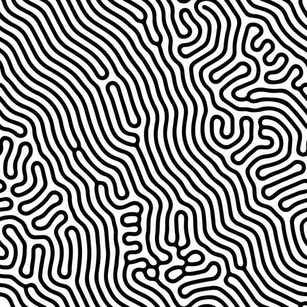 Abstrakt bakgrund vektor organiska oregelbundna linjer labyrint mönster — Stock vektor