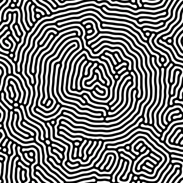 有機の不規則なライン迷路パターン ベクトルの抽象的な背景 — ストックベクタ