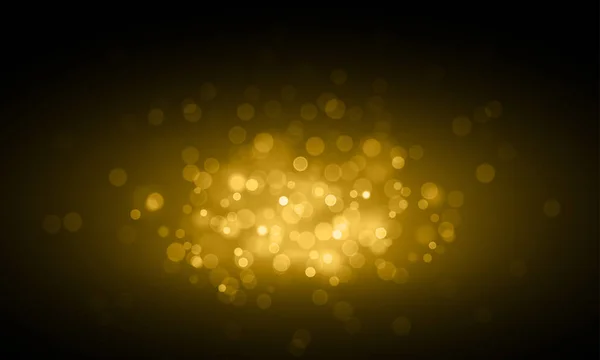 Luz de oro desenfoque brillo o brillante fondo vectorial desenfocado — Vector de stock