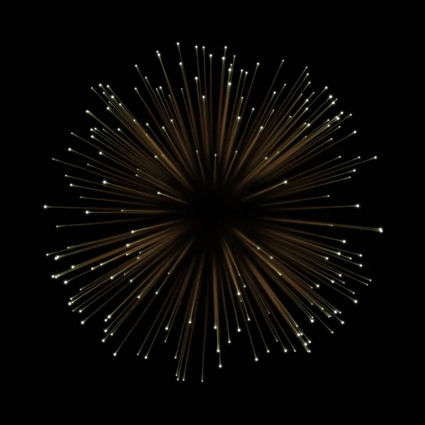 Abstract gold fireworks light effect background for premium product design. — Stock Photo, Image