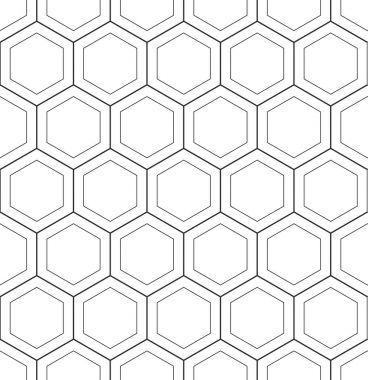 Soyut geometrik hoenycomb Dikişsiz desen vektör altıgen üçgen arka plan kılavuz doku