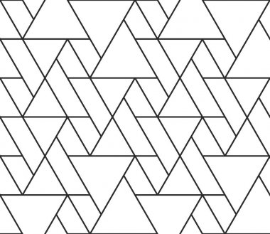 Soyut geometrik Dikişsiz desen vektör altıgen üçgen arka plan kılavuz doku