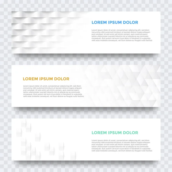 Λευκό 3d κεραμίδι μοτίβο διάνυσμα φόντο πρότυπο για web banner ιστοσελίδα — Διανυσματικό Αρχείο