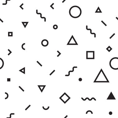 Dikişsiz desen soyut geometrik şekil arka plan duvar kağıdı sanat