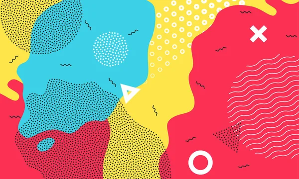 Renk splash düz desen arka plan sanat vektör duvar kağıdı