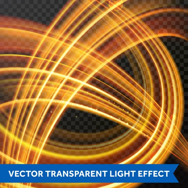 Licht multi line tracering effect. Vector brand licht flare trace — Stockvector