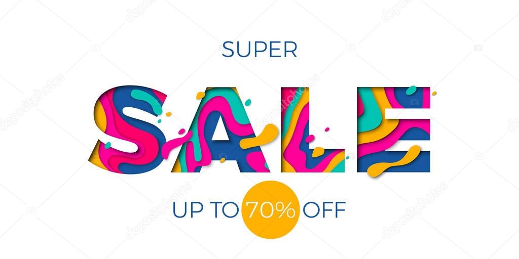Winter sale banner seasonal holiday shopping discount promo vector offer