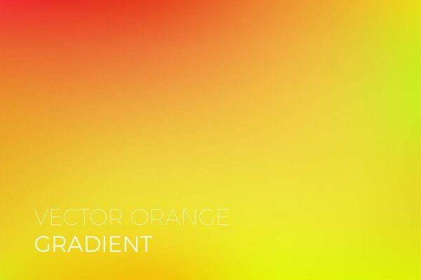 Color gradient background yellow orange abstract soft blend trendy vector light effect