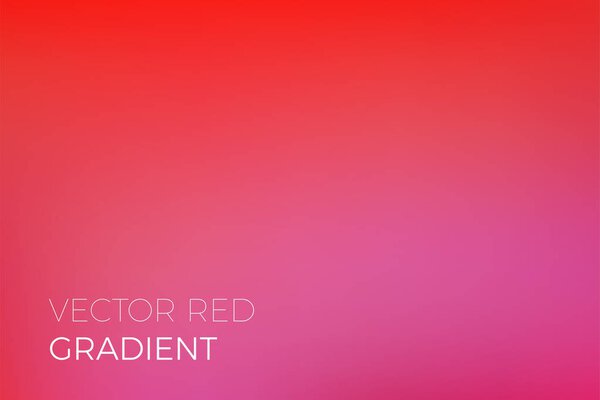 Color gradient background red pink abstract soft blend trendy vector light effect
