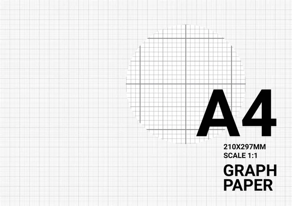 Gestippelde ruitjespapier achtergrond plotting stippen liniaal gids kalligrafie tekening rasterindeling — Stockvector