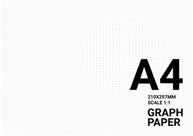 Noktalı grafik kağıt arka plan çizdirme noktalar cetvel kılavuzu kılavuz hat çizim düzeni