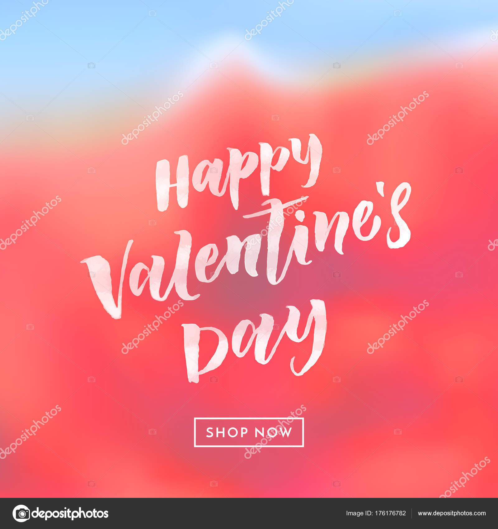 Saint Valentin Vente Affiche Ou Une Bannière Modèle Fond