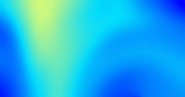 Abstract color gradient background with iridescent fluid flow effect. Liquid color flow gradient pattern and abstract distortion blue and yellow on translucent matte background