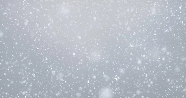 Flocos Neve Queda Neve Fundo Isolado Sobreposição Luz Branca Queda — Fotografia de Stock