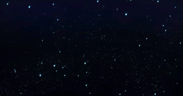Himmelssterne Sternenblaues Sternenlicht Leuchten Vor Dunklem Hintergrund Des Universums Funkelnde — Stockfoto