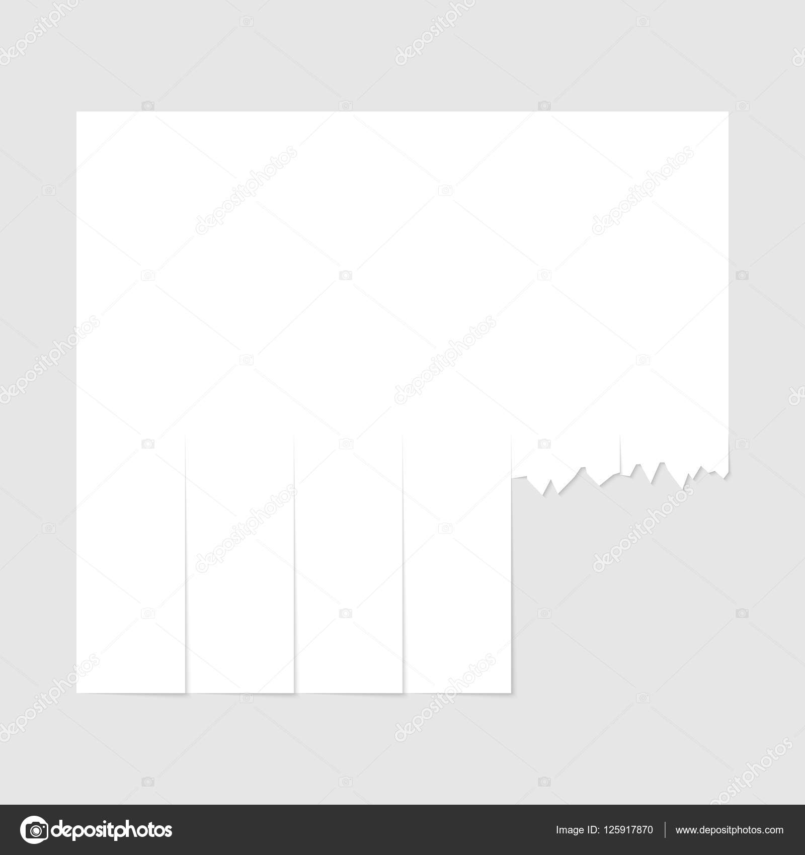 Blank Advertisement Template With Cut Slips Stock Vector Image By blank-advertisement-template-with-cut-slips-stock-vector-image-by