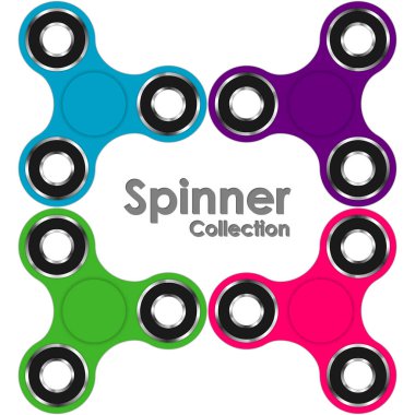 Artan odak, stres kabartma için Fidget el spinner oyuncak. Gevşeme cihazı.