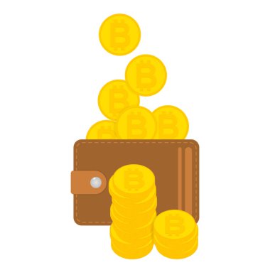 Tasarım konsepti cryptocurrency teknoloji, bitcoin Satım, mobil bankacılık. M-cüzdana dizüstü transfer.