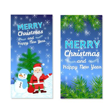 Noel ve yeni yıl şablonları