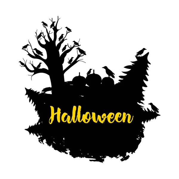 Halloween kreativní pozadí — Stockový vektor