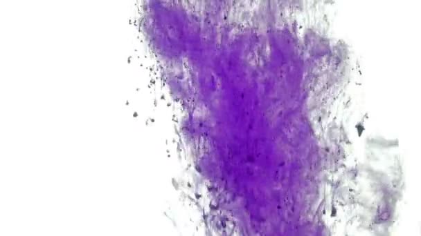 Акварельний фон. фіолетовий, джакузі — стокове відео
