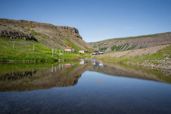 Scény z cestování po Islandu — Stock fotografie