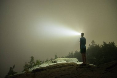 Doğa yürüyüşü ve tırmanma, Colorado, ABD rocky dağlarının içinde