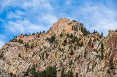 Doğa yürüyüşü ve tırmanma, Colorado, ABD rocky dağlarının içinde