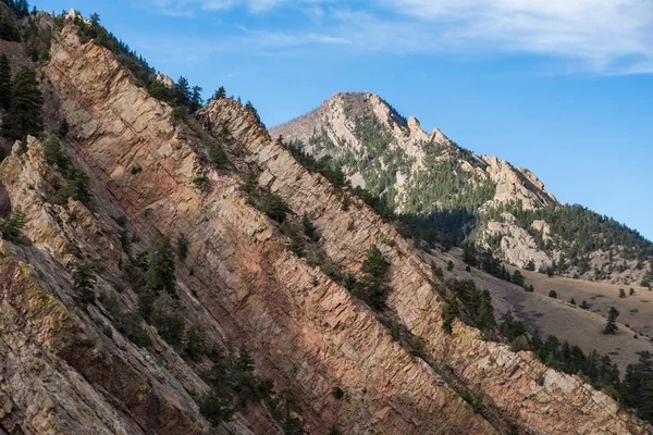 Randonnée Pédestre Escalade Dans Les Contreforts Des Montagnes Rocheuses Colorado — Photo