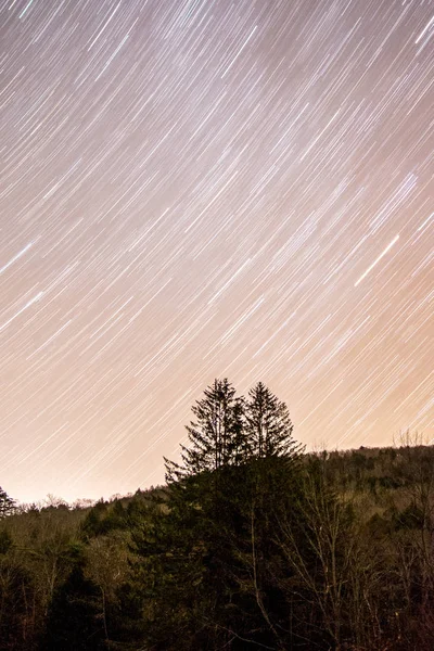 Astrofotografía Star Trails — Foto de Stock