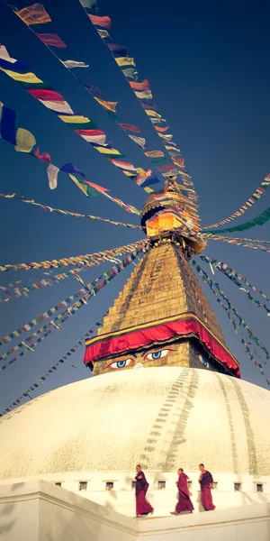 Katmandu'da boudhanath stupa