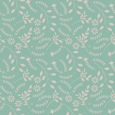 Bahar bitki ve çiçekler ile seamless modeli