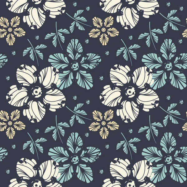 Zarif çiçek sonsuz desenli