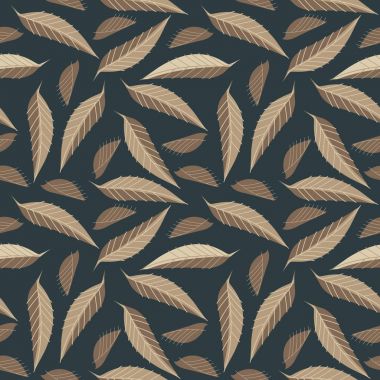 Yaprakları ile şık seamless modeli