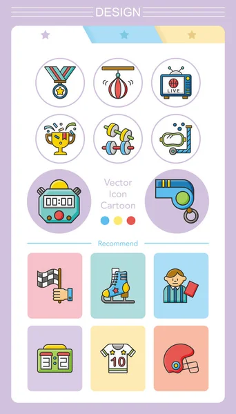 20160425 vector iconset — Vector de stock