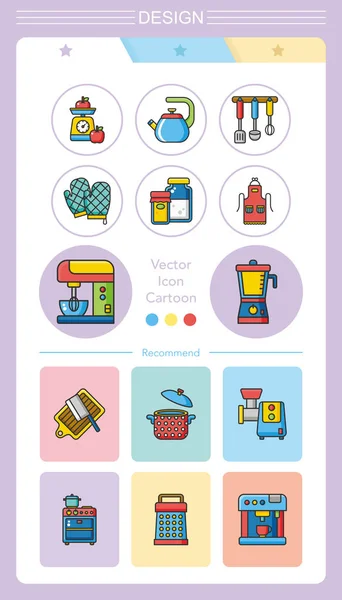 20160428 iconset vector — Stockvector